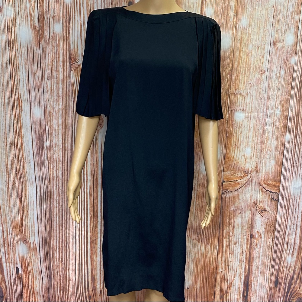 Vintage Cut-Ups Black Shift Dress